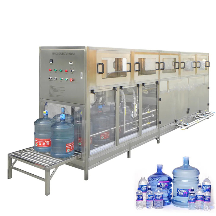 Cubell d'aigua embotellada de 20 litres Màquina d'ompliment de barrils de 5 galons