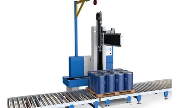 Màquina de farciment de bidons de 200kg