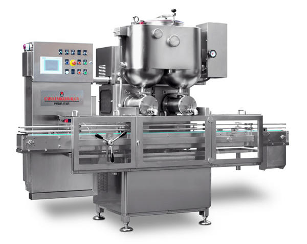 Màquina de farciment de melmelada de fruites semi-automaica de doble capçalera 