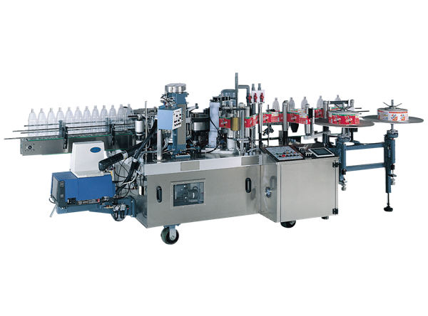 Màquina automàtica d'etiquetatge de cola d'ampolles petites