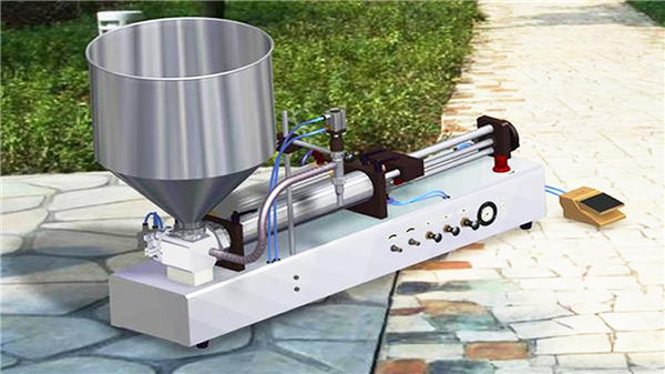 Màquina de farcit de pasta de dents verticals semi-automàtica